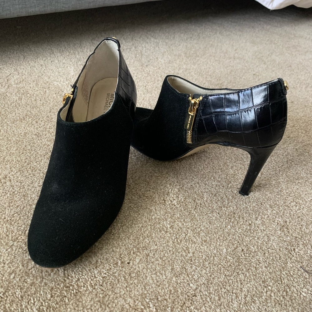 Black Michael Kors booties